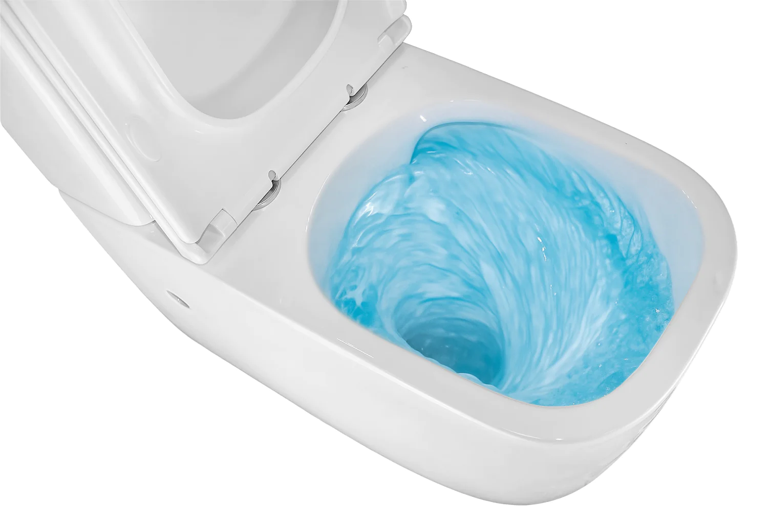 Унитаз-компакт Azario RIANO 355х620х790 напольный, безободковый, слив «Торнадо», с быстросъемным сиденьем «Микролифт» (AZ-1305A) — фото №14