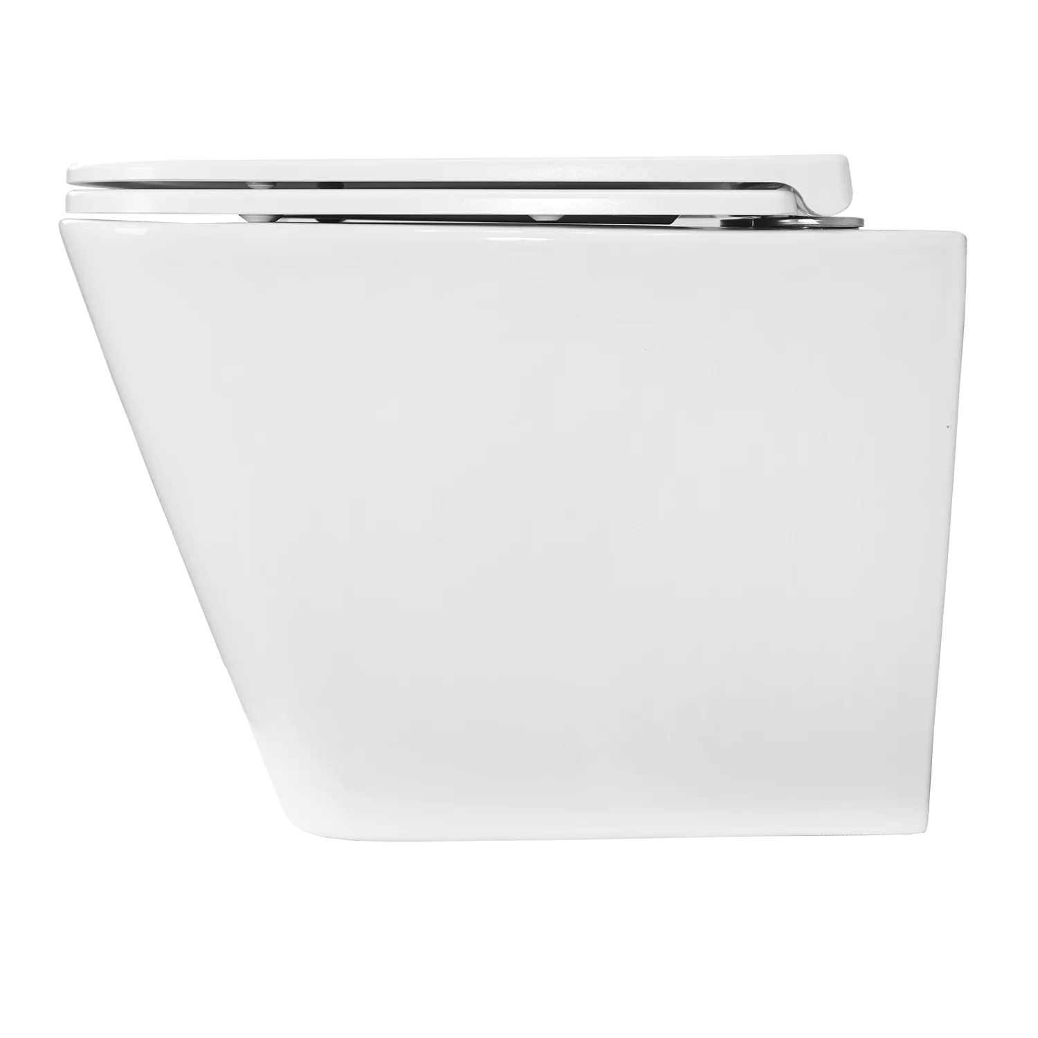 Унитаз подвесной Azario PRO 340х490х350 безободковый, в комплекте с быстросъемным сидением микролифт (PRO-002) — фото №7