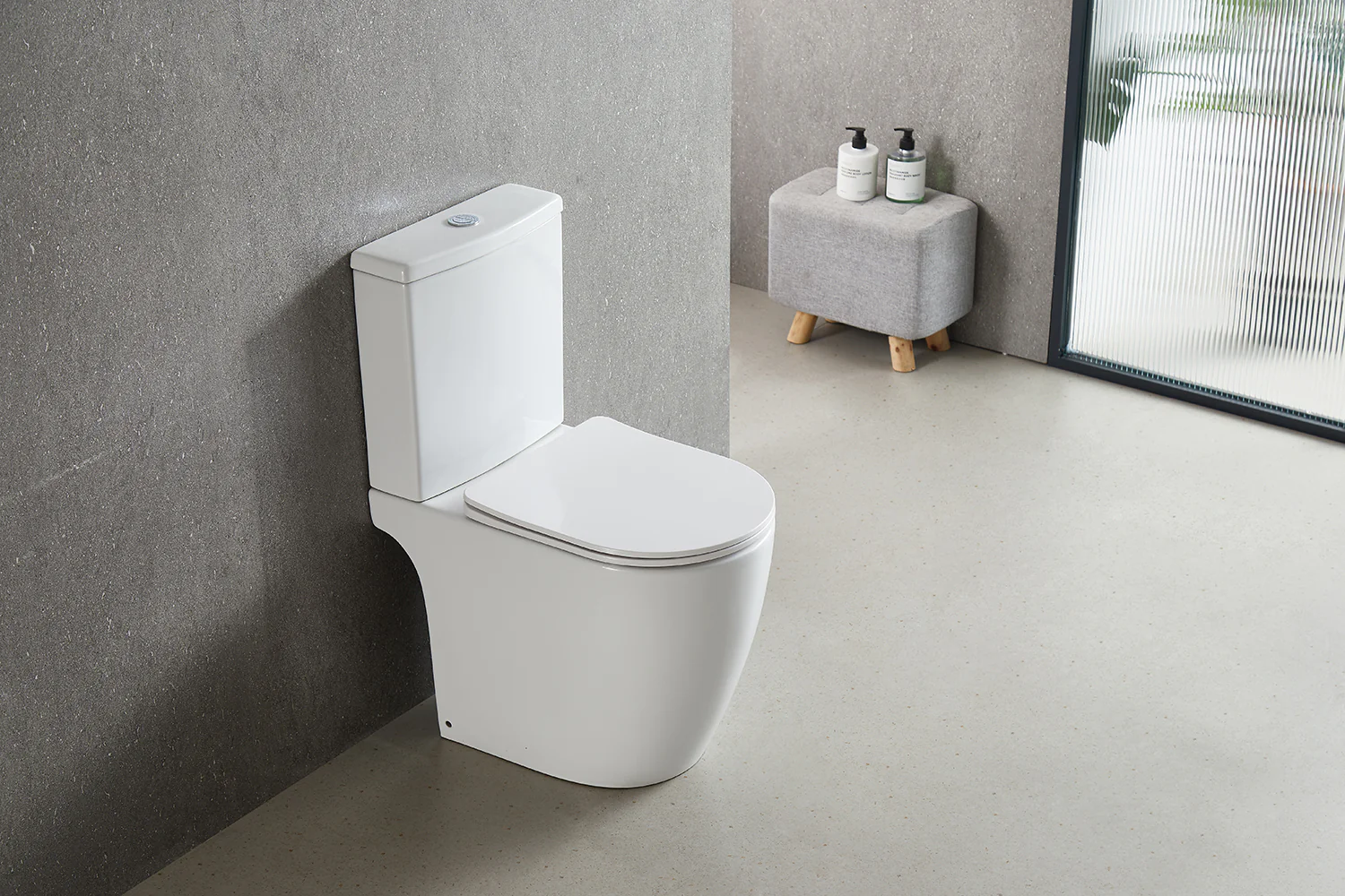 Унитаз-компакт Azario LEO TORNADO FLUSHING 360х595х820 напольный, безободковый, слив «Торнадо», в комплекте с быстросъемным сиденьем микролифт (AZ-1253CT) — фото №13