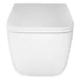 Унитаз подвесной Azario VATER 360х520х350 безободковый, система смыва «Скрытое Торнадо», с быстросъемным сиденьем «Микролифт» (AZ-5104T-WHT) — фото №3
