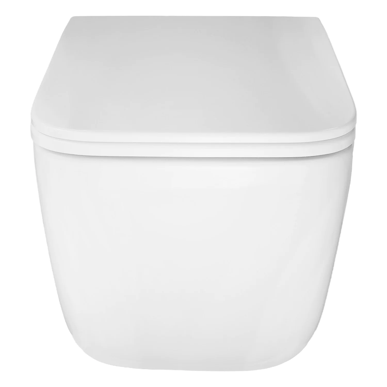 Унитаз подвесной Azario VATER 360х520х350 безободковый, система смыва «Скрытое Торнадо», с быстросъемным сиденьем «Микролифт» (AZ-5104T-WHT) — фото №3