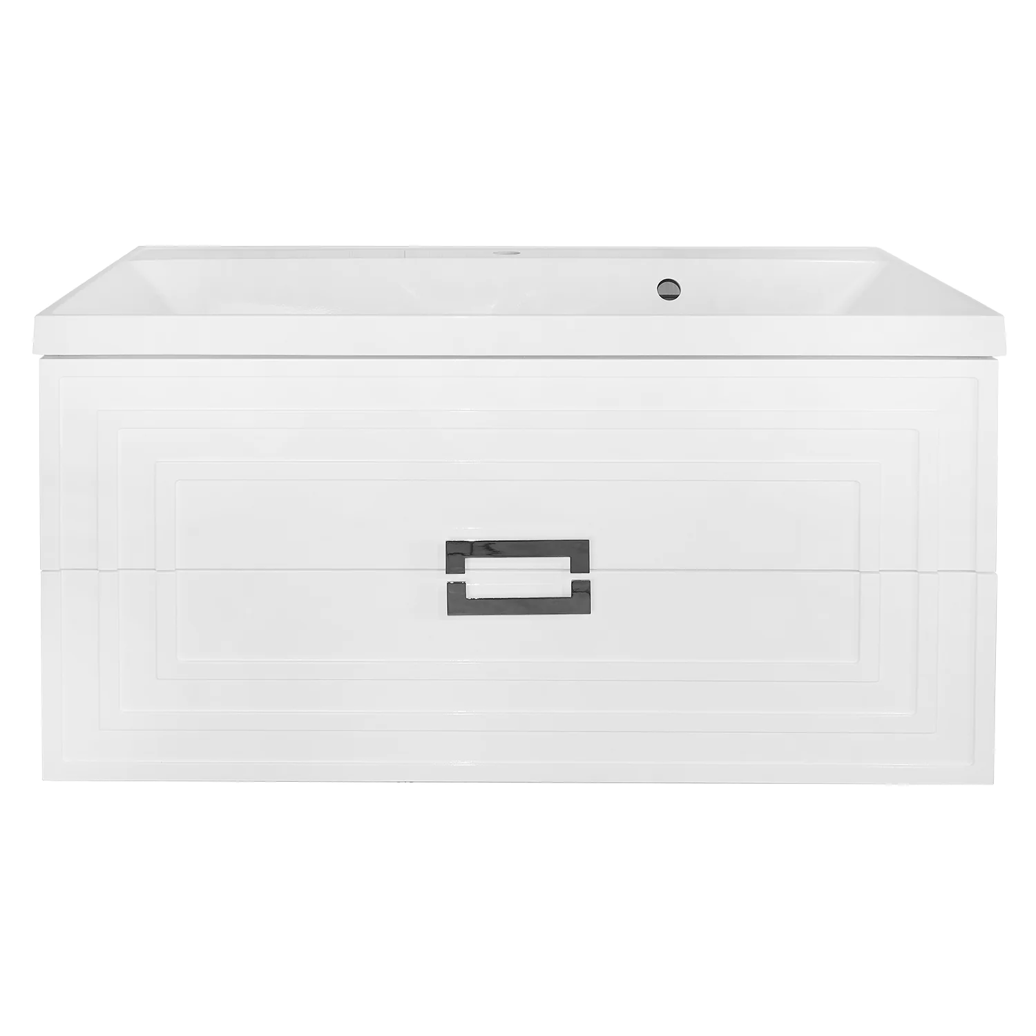 Комплект Тумба Azario ARMARIO 100/2 1000х450х585 подвесная, с раковиной CLASSIK 100, белый глянцевый (CS00096974) — фото №3