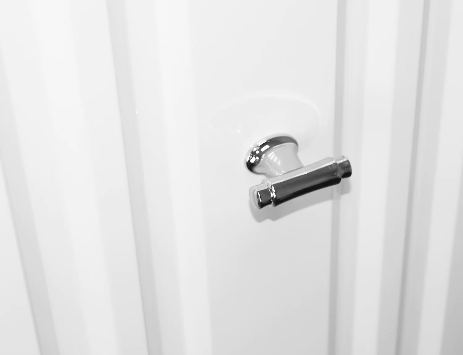 Пенал подвесной Azario LAURA 400х330х1350 правосторонний, белый глянцевый, фурнитура хром (CS00096956) — фото №4