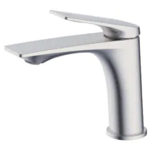 Cмеситель для раковины Azario Lursy керамический картридж, сатин (AZ-K1049BN)