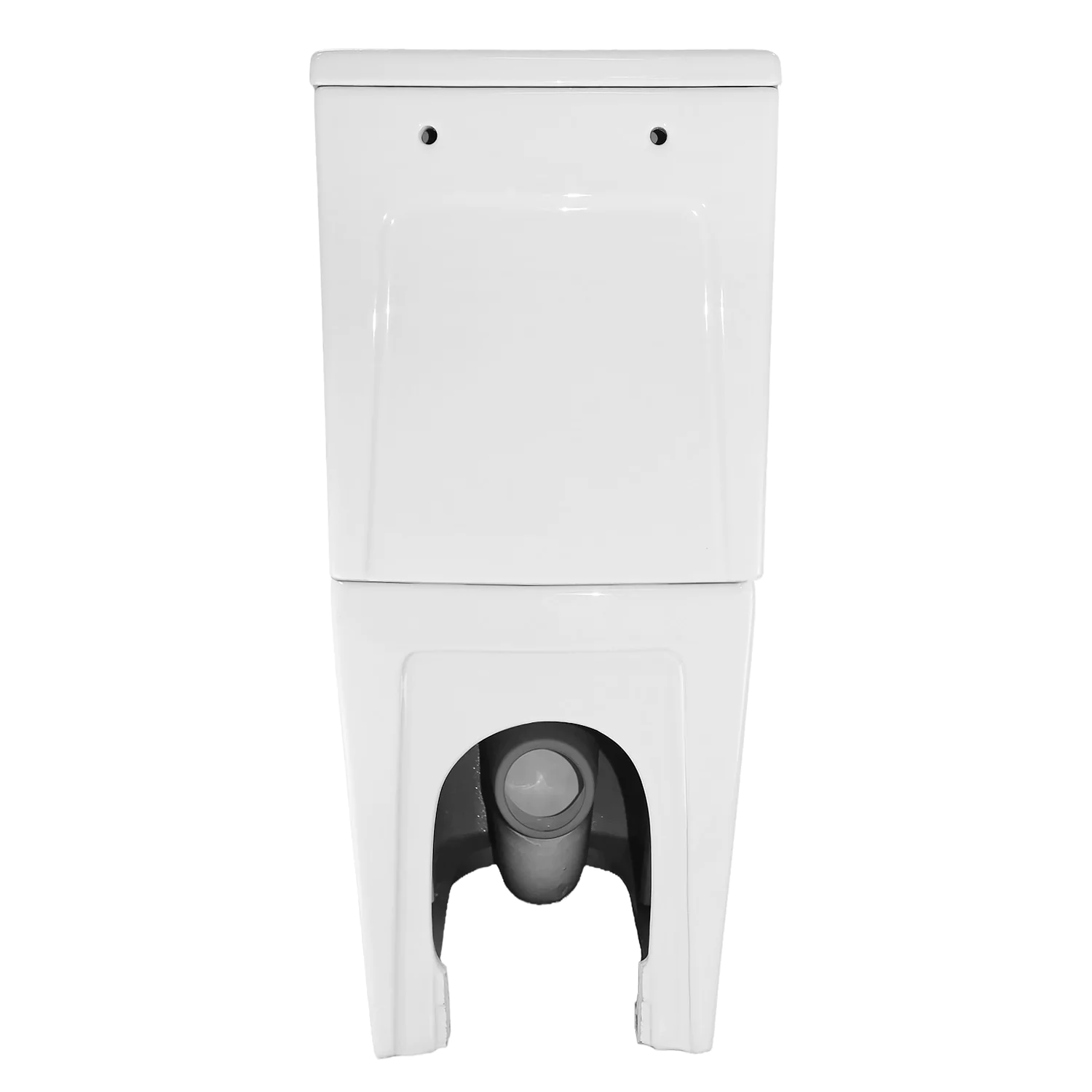 Унитаз-компакт Azario SAVIA 370х640х810 напольный, безободковый, система смыва Rimless, с быстросъемным сиденьем «Микролифт» (AZ-8303D-s) — фото №14