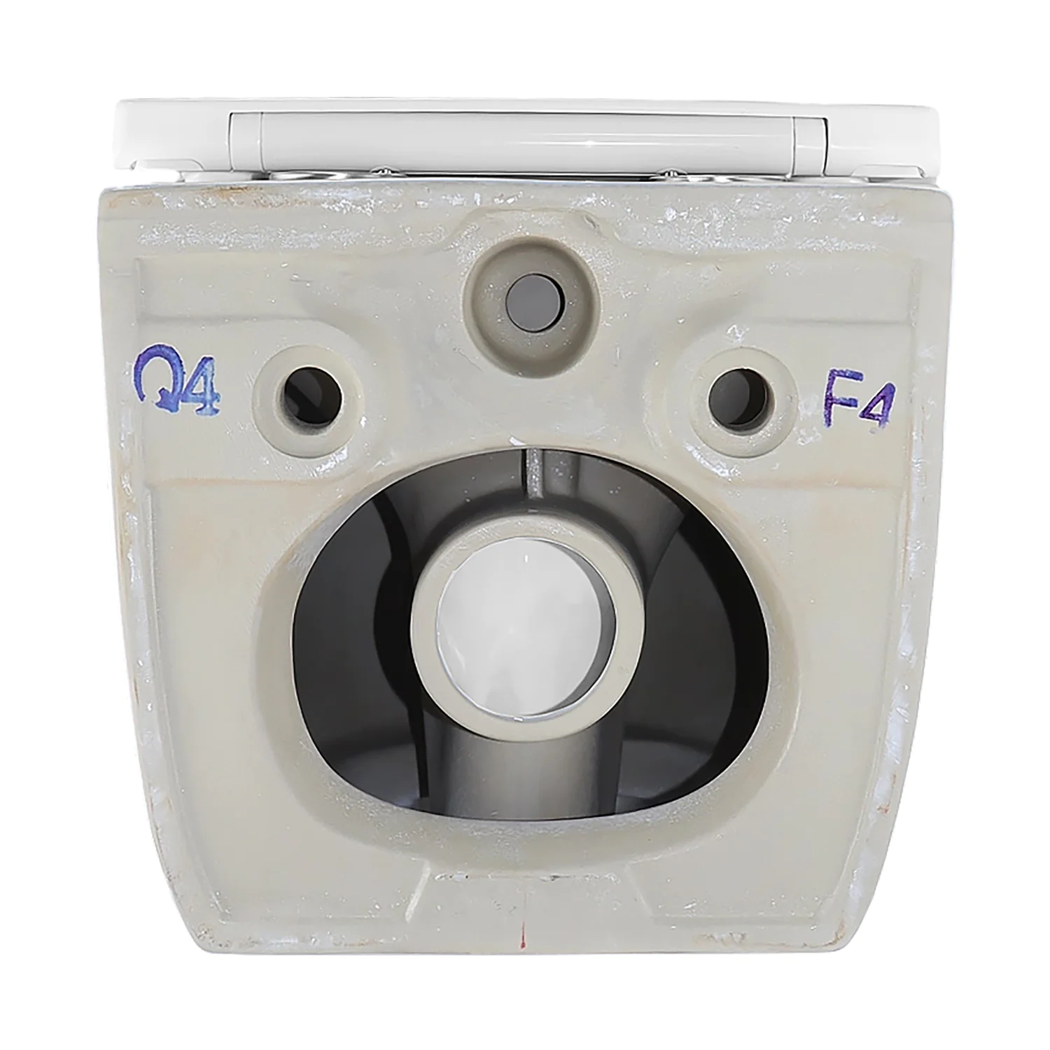 Унитаз подвесной Azario TERSO 495x360x370 безободковый, слив «Скрытое Торнадо» с быстросъемным сиденьем «Микролифт» (AZ-092E-UQ3) — фото №13