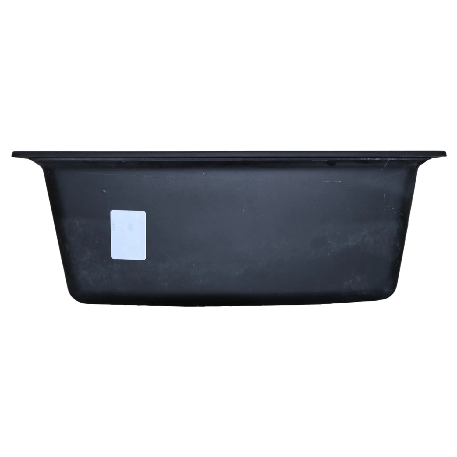 Кухонная мойка AZARIO Tavas 620х480х197 кварцевая, прямоугольная, сифон в комплекте, цвет Черный (CS000976724) — фото №3