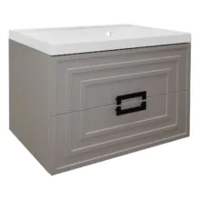 Комплект Тумба Azario ARMARIO 70/2 700х450х585 подвесная, с раковиной CLASSIK 70, кашемир (CS00096966)