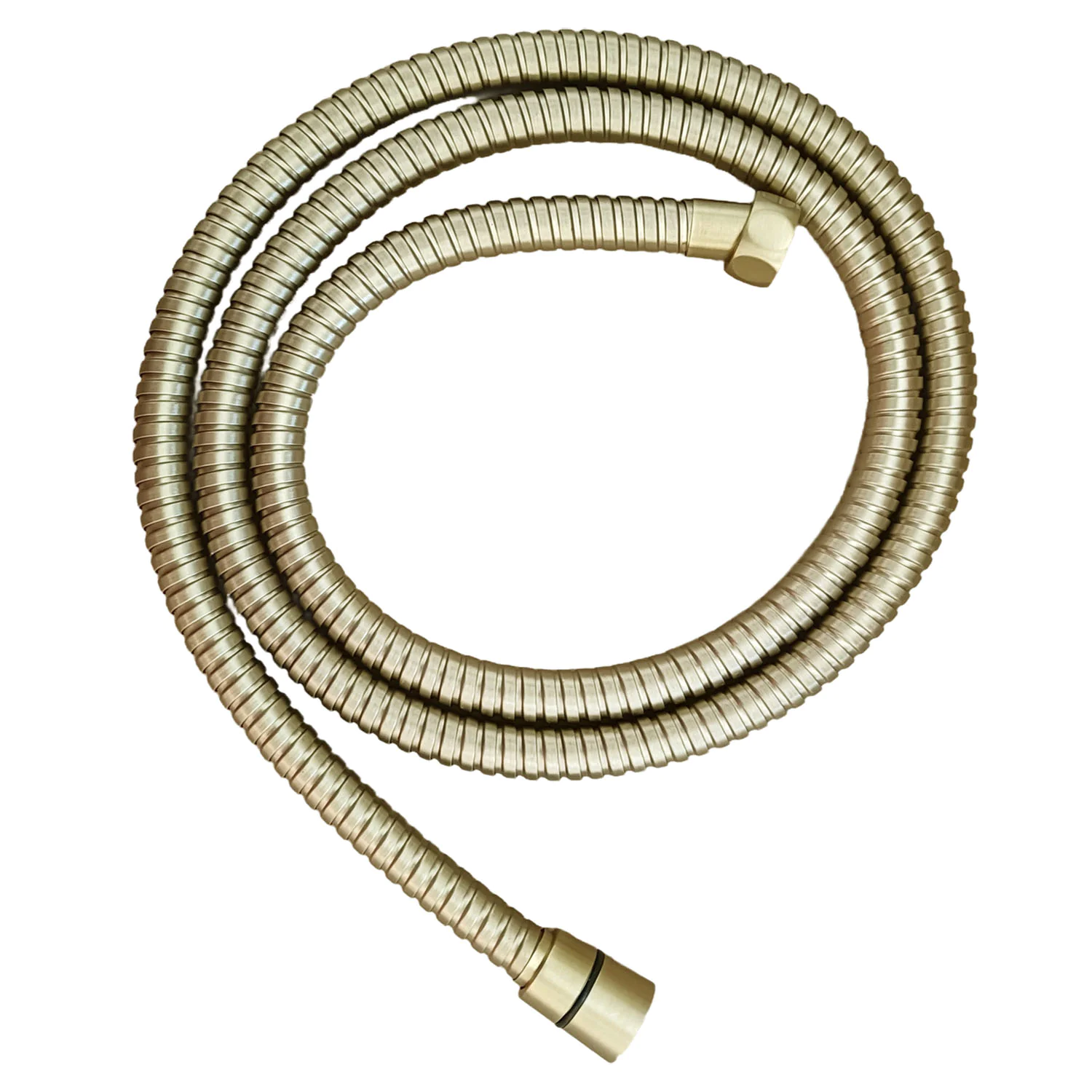 Смеситель для ванны Azario Conda керамический картридж, длинный излив, с ручным душем, шланг 150 см, золото матовое (AZ-K1711MG) — фото №3