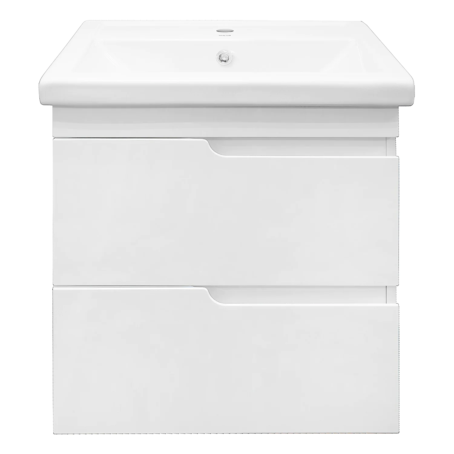 Комплект Тумба Azario KANTRI 60/2 605х405х650 подвесная, с раковиной Фостер 60, белый глянец (CS00097248) — фото №3