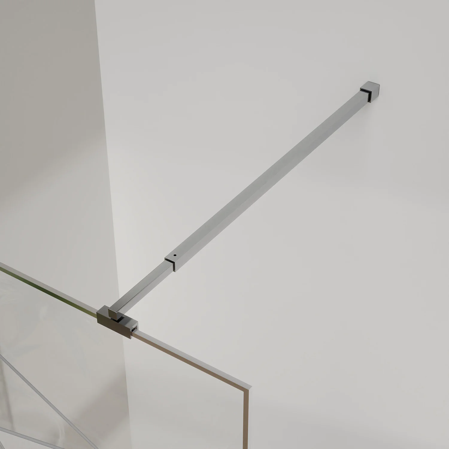 Душевая перегородка Azario Walk-in 1200×1950 в рамке, графический принт, толщина стекла 8 мм, профиль черный матовый (AZ-271-120-MB-CGP) — фото №5