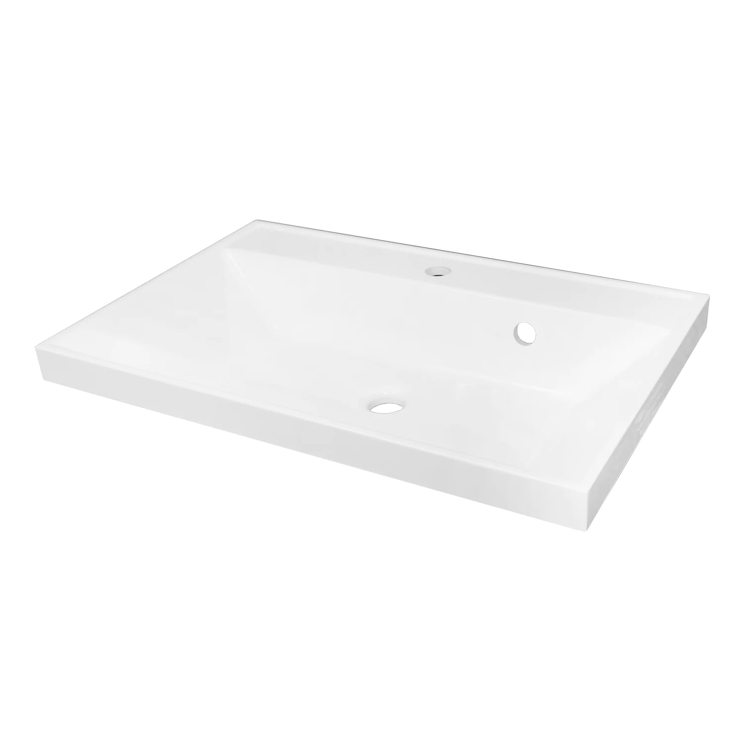 Комплект Тумба Azario ARMARIO 70/2 700х450х585 подвесная, с раковиной CLASSIK 70, кашемир (CS00096966) — фото №7