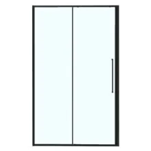 Душевая дверь Azario SHANGHAI 1400х1950 раздвижная, прозрачное стекло 6 мм, профиль черный матовый (AZ-Y43-140-MB-CL)