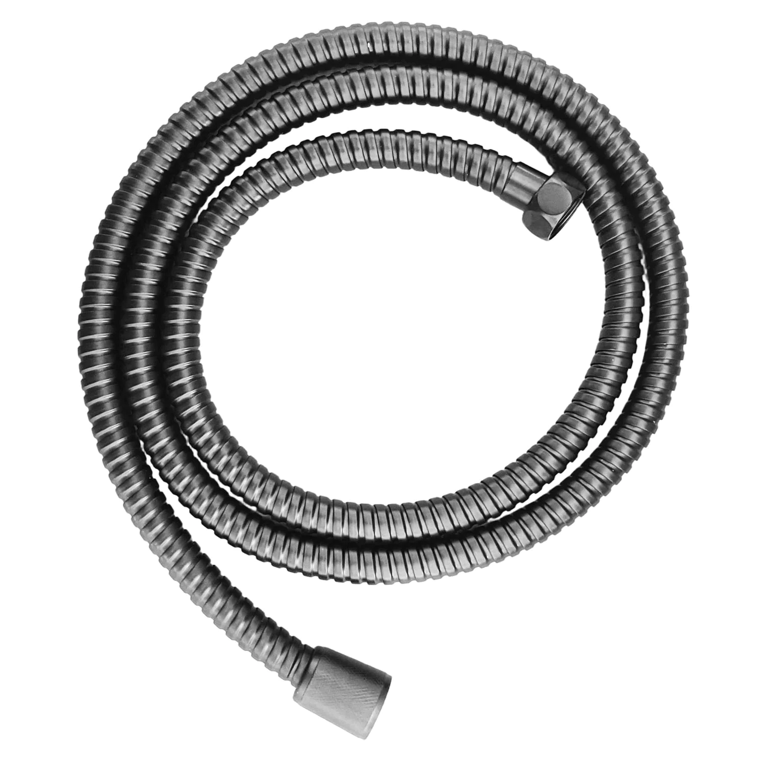 Смеситель для ванны Azario Alanti керамический картридж, длинный излив, с ручным душем, шланг 150 см, графит (AZ-K1732GR) — фото №3