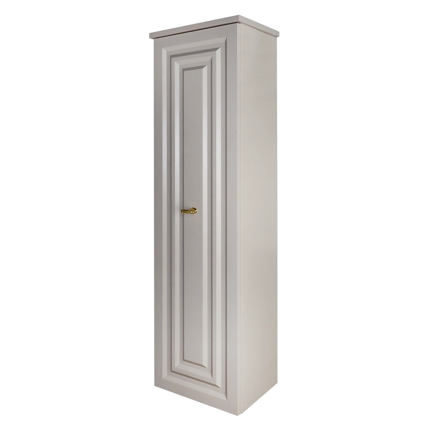 Пенал подвесной Azario LAURA 400х330х1350 левосторонний, кашемир, фурнитура золото (CS00096955) — фото №1