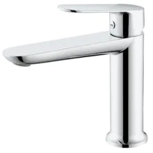 Cмеситель для раковины Azario Alanti керамический картридж, хром (AZ-K1032)