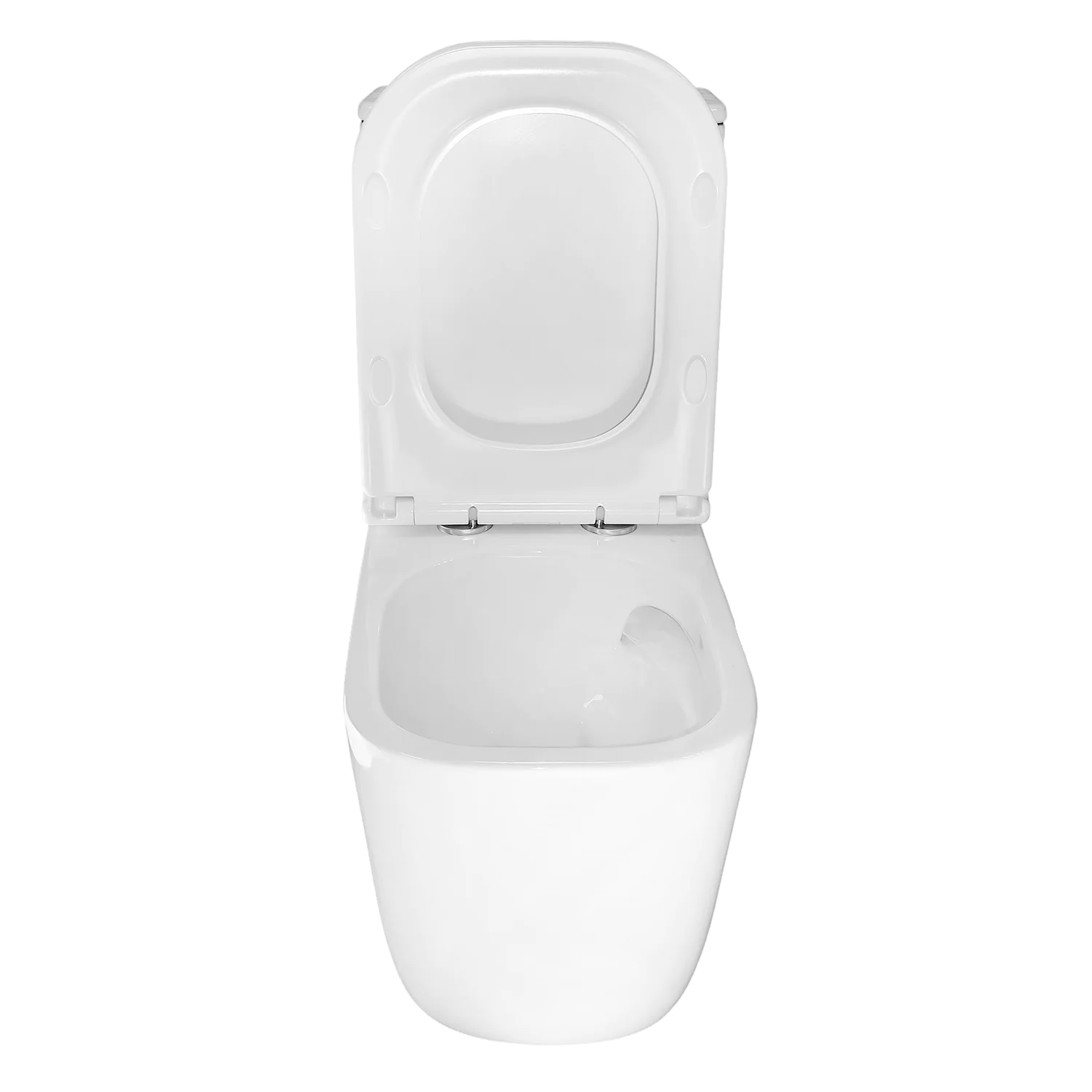 Унитаз-компакт Azario RIANO 355х620х790 напольный, безободковый, слив «Торнадо», с быстросъемным сиденьем «Микролифт» (AZ-1305A) — фото №5