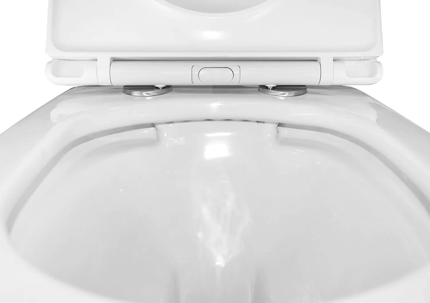 Сет: Инсталляция для подвесного унитаза AZARIO FORTE + подвесной унитаз Azario UNO ТОРНАДО безободковый, слив «Скрытое Торнадо» + Кнопка смыва AZARIO FORTE, хром глянцевый (AZ-100-100F+AZ-2380+AZ-100-020F) — фото №11