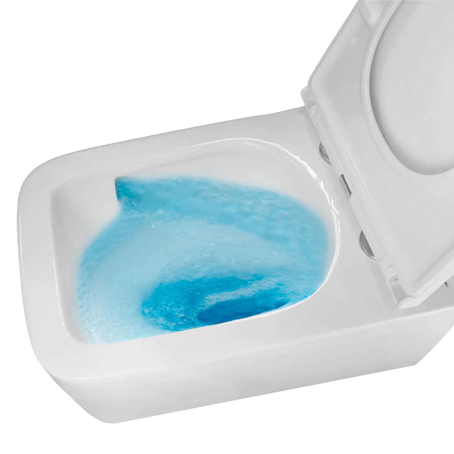 Унитаз подвесной Azario VATER 360х520х350 безободковый, система смыва «Скрытое Торнадо», с быстросъемным сиденьем «Микролифт» (AZ-5104T-WHT) — фото №8