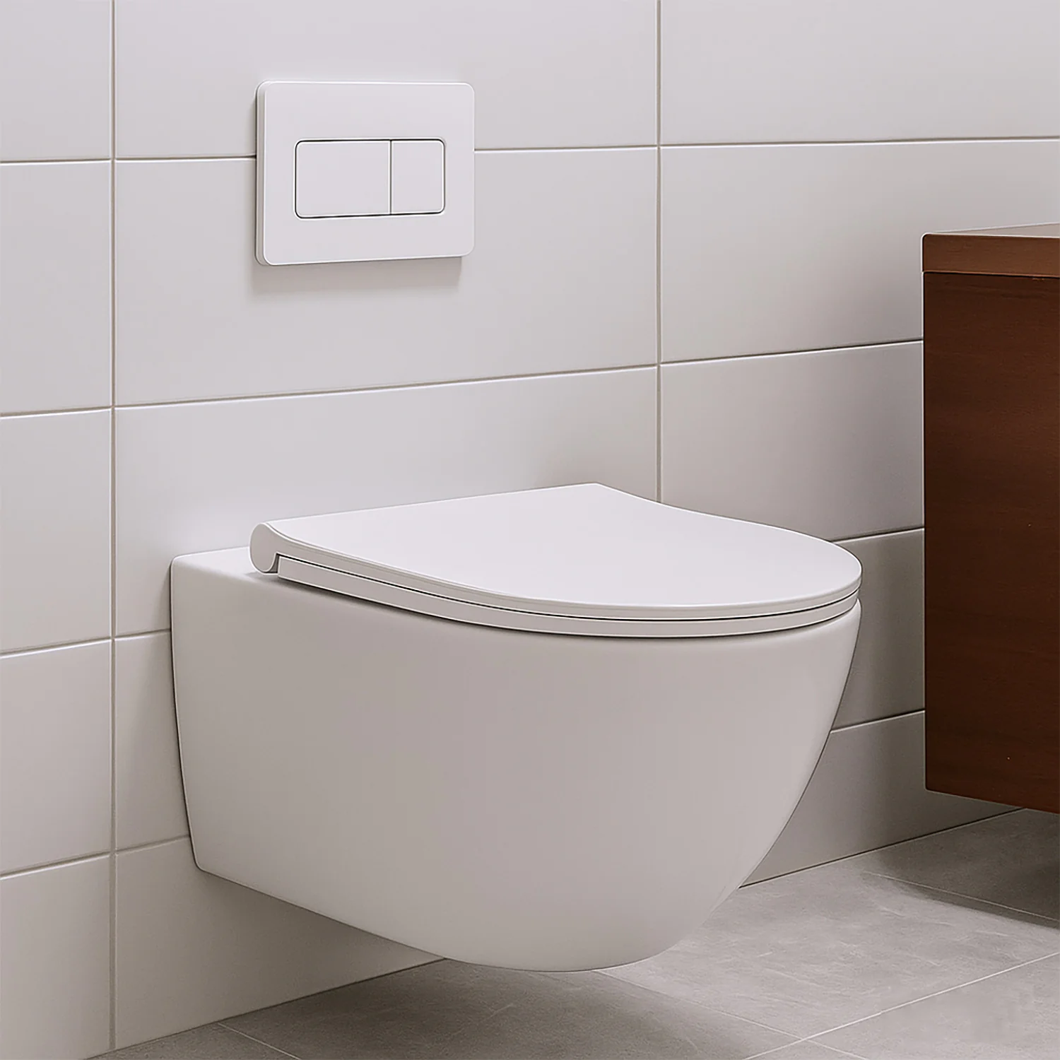 Унитаз подвесной Azario BONELLE 345х490х350 безободковый, смыв «Торнадо», с быстросъемным сиденьем микролифт (AZ-2801E) — фото №15