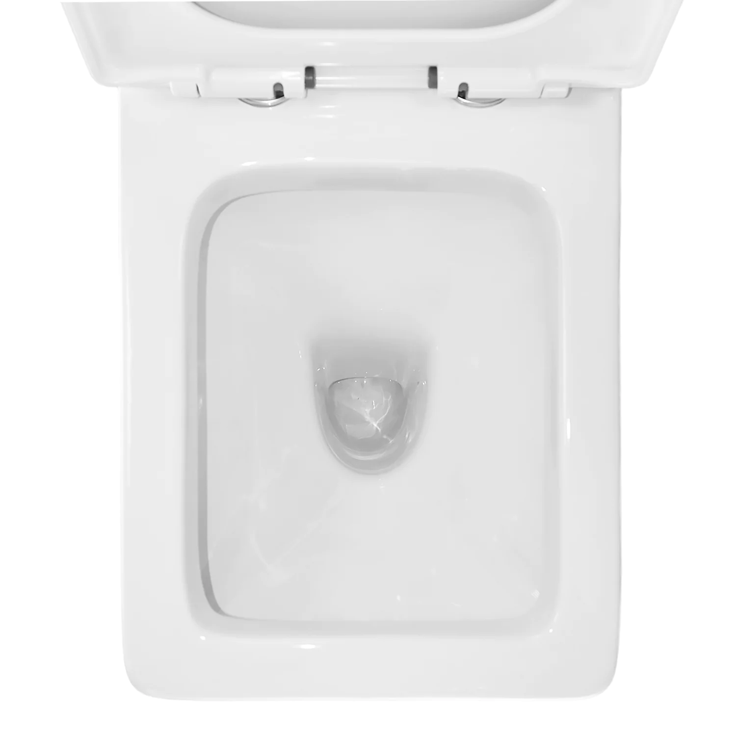 Унитаз-моноблок Azario RAYO 355х685х775 безободковый,с системой смыва Rimless, с быстросъемным сиденьем микролифт (AZ-6385) — фото №6