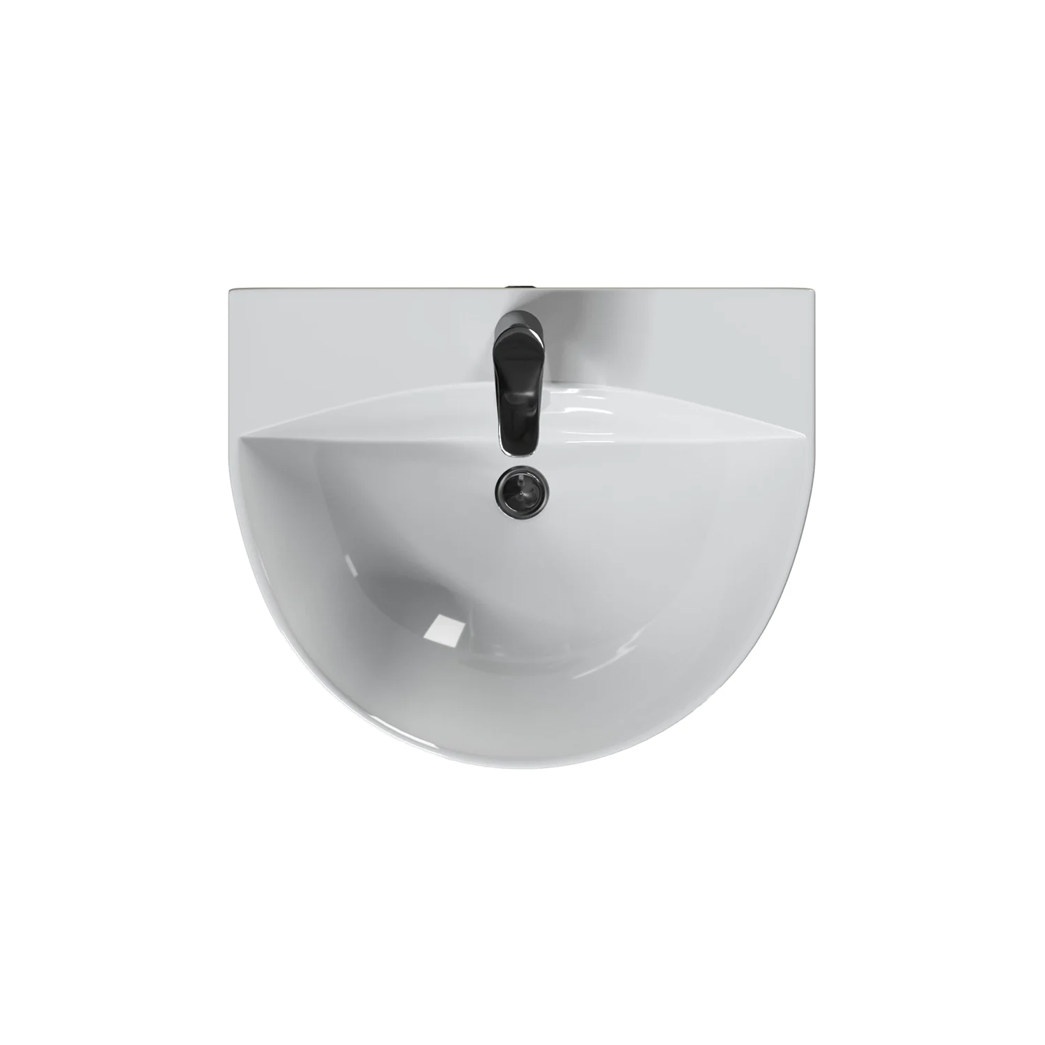 Раковина Azario VIADA 560х470х805 на пьедестале, белый (AZ-5001) — фото №3