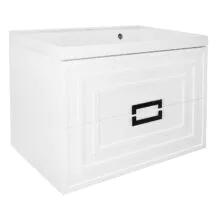 Комплект Тумба Azario ARMARIO 70/2 700х450х585 подвесная, с раковиной CLASSIK 70, белый глянцевый (CS00096970)