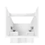 Комплект Тумба Azario KANTRI 50/2 500х400х650 подвесная, с раковиной Фостер 50, белый глянец (CS00097246) — фото №5