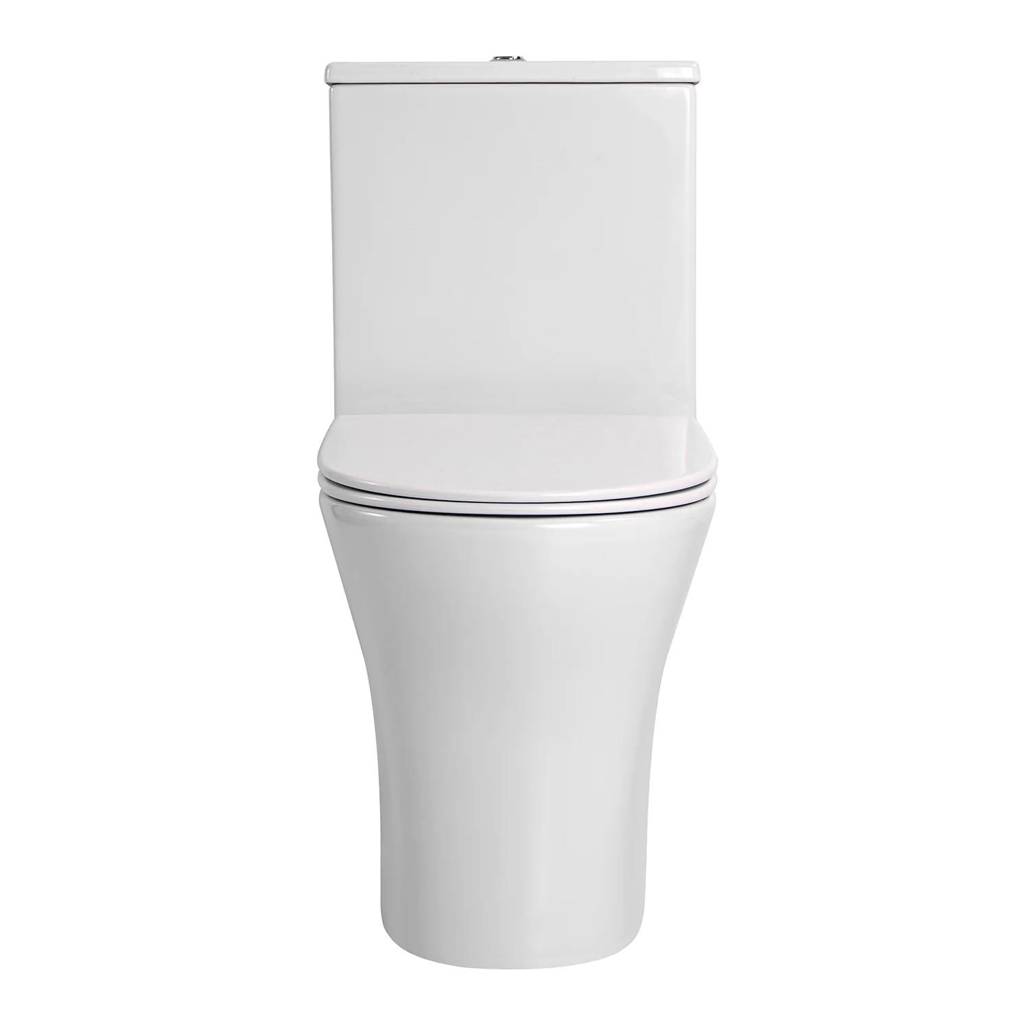 Унитаз-компакт Azario Reina 630х360х815 напольный, безободковый, слив «Скрытое Торнадо», с быстросъемным сиденьем «Микролифт» (AZ-2785T) — фото №3