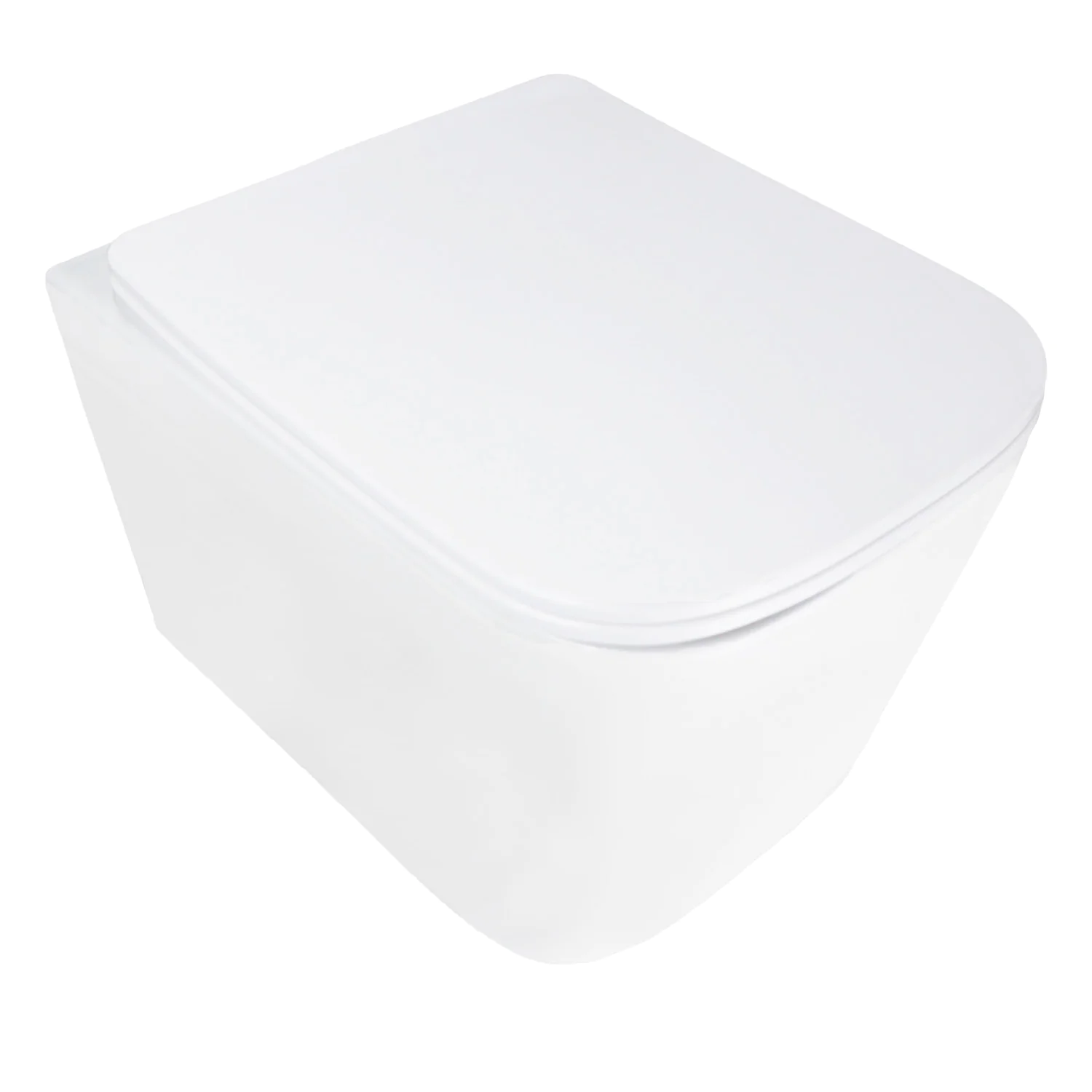 Унитаз подвесной Azario AIRA 340х485х365 безободковый, система смыва «Скрытое Торнадо», с быстросъемным сиденьем «Микролифт» (AZ-5171T-WHT) — фото №2