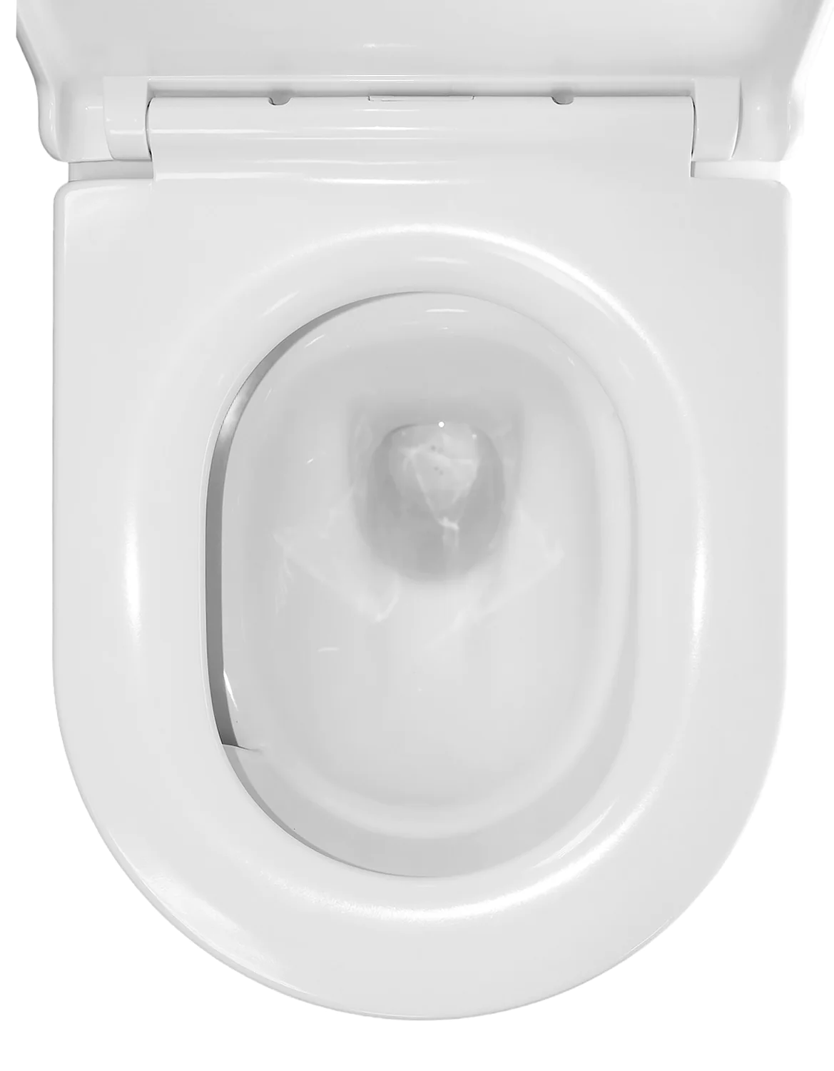 Унитаз подвесной Azario LANDER 345х490х350 безободковый, смыв «Скрытое Торнадо», с быстросъемным сиденьем «Микролифт» (AZ-2802E) — фото №9