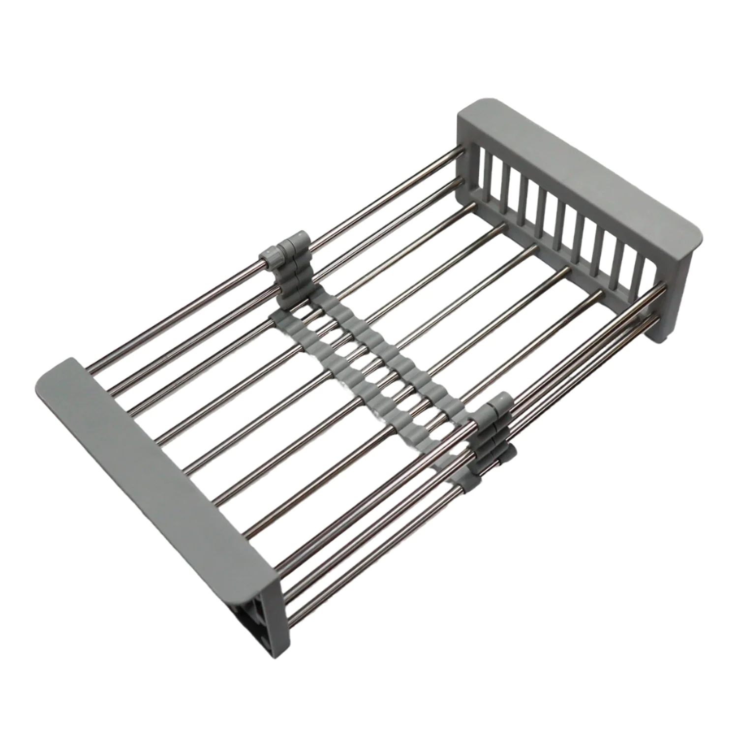 Кухонная мойка AZARIO NICOLE 500х500х220 нержавеющая сталь, в комплекте сифон, диспенсер, коландер, серая соты (AZG5050H) — фото №7