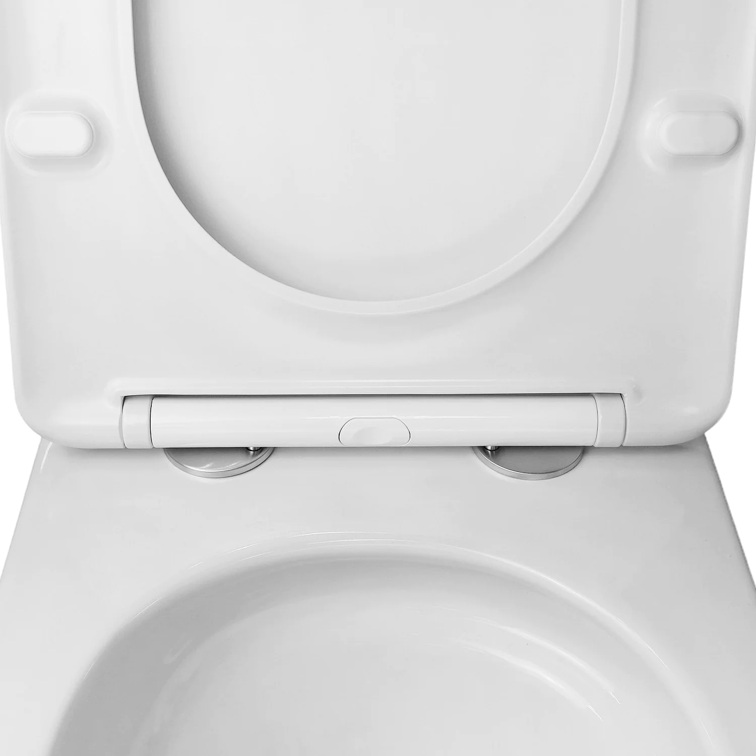 Унитаз подвесной Azario LISTA 490х365х340 безободковый, система смыва «Скрытое Торнадо», с быстросъемным сиденьем «Микролифт» (AZ-1177T) — фото №4