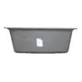 Кухонная мойка AZARIO Tavas 620х480х197 кварцевая, прямоугольная, сифон в комплекте, цвет Серый (CS00097671) — фото №4