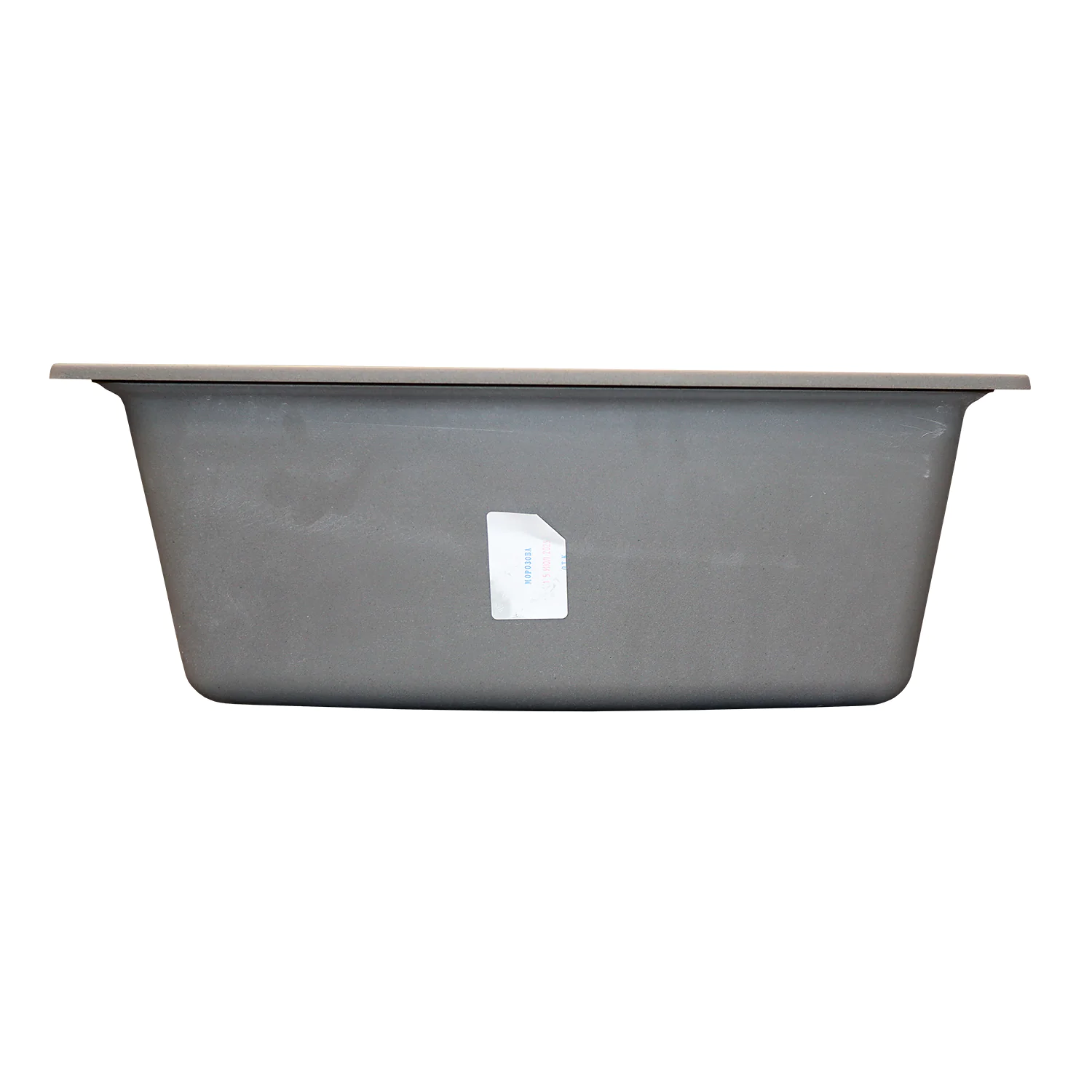 Кухонная мойка AZARIO Tavas 620х480х197 кварцевая, прямоугольная, сифон в комплекте, цвет Серый (CS00097671) — фото №4
