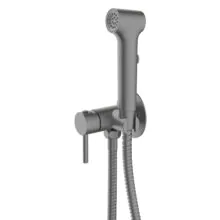 Гигиенический душ Azario Nyons со смесителем, скрытый монтаж, шланг 150 см, графит (AZ-KFX02GR)