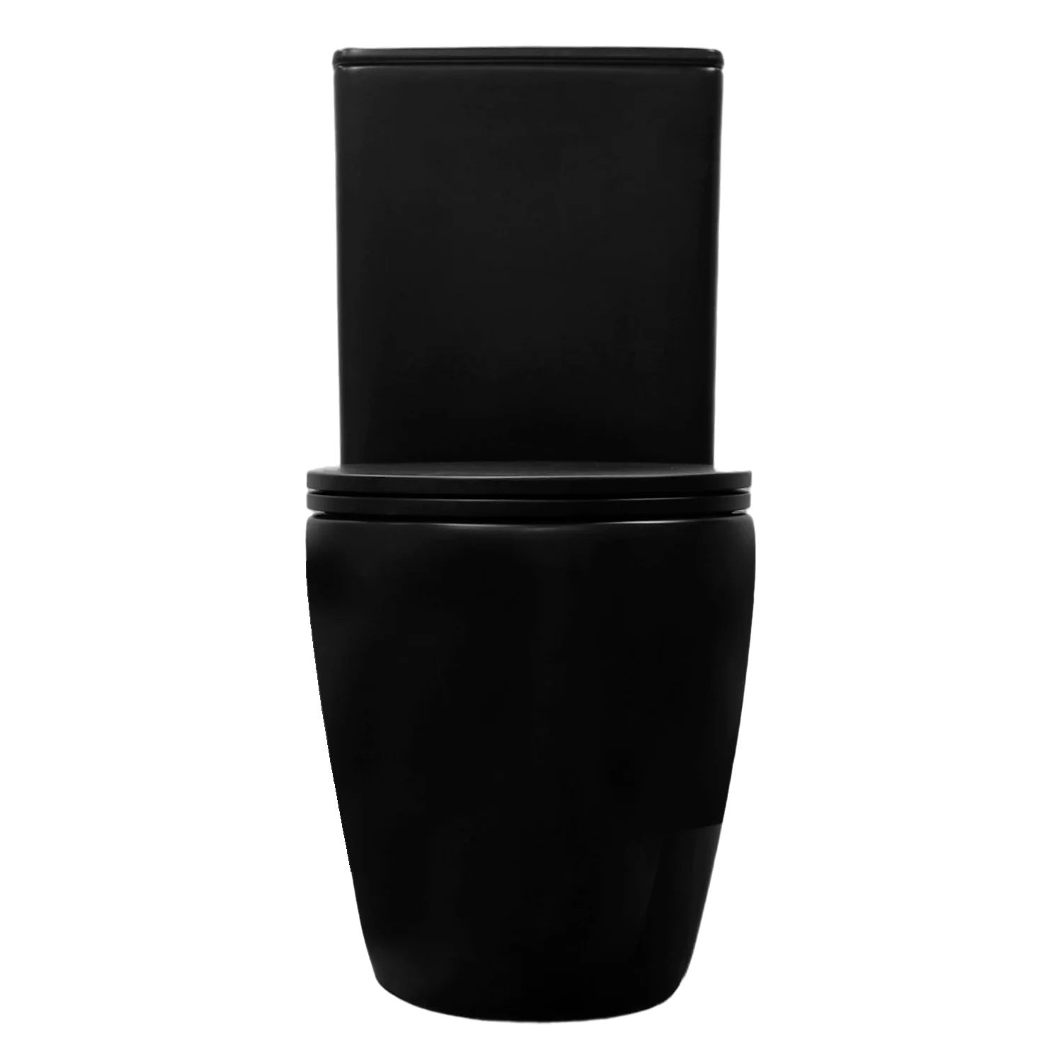 Унитаз-компакт Azario Cobalt-Black 610x360x805 напольный, безободковый, система смыва «скрытое Торнадо», с быстросъемным сиденьем «Микролифт», черный матовый (AZ-6089A-MB) — фото №2