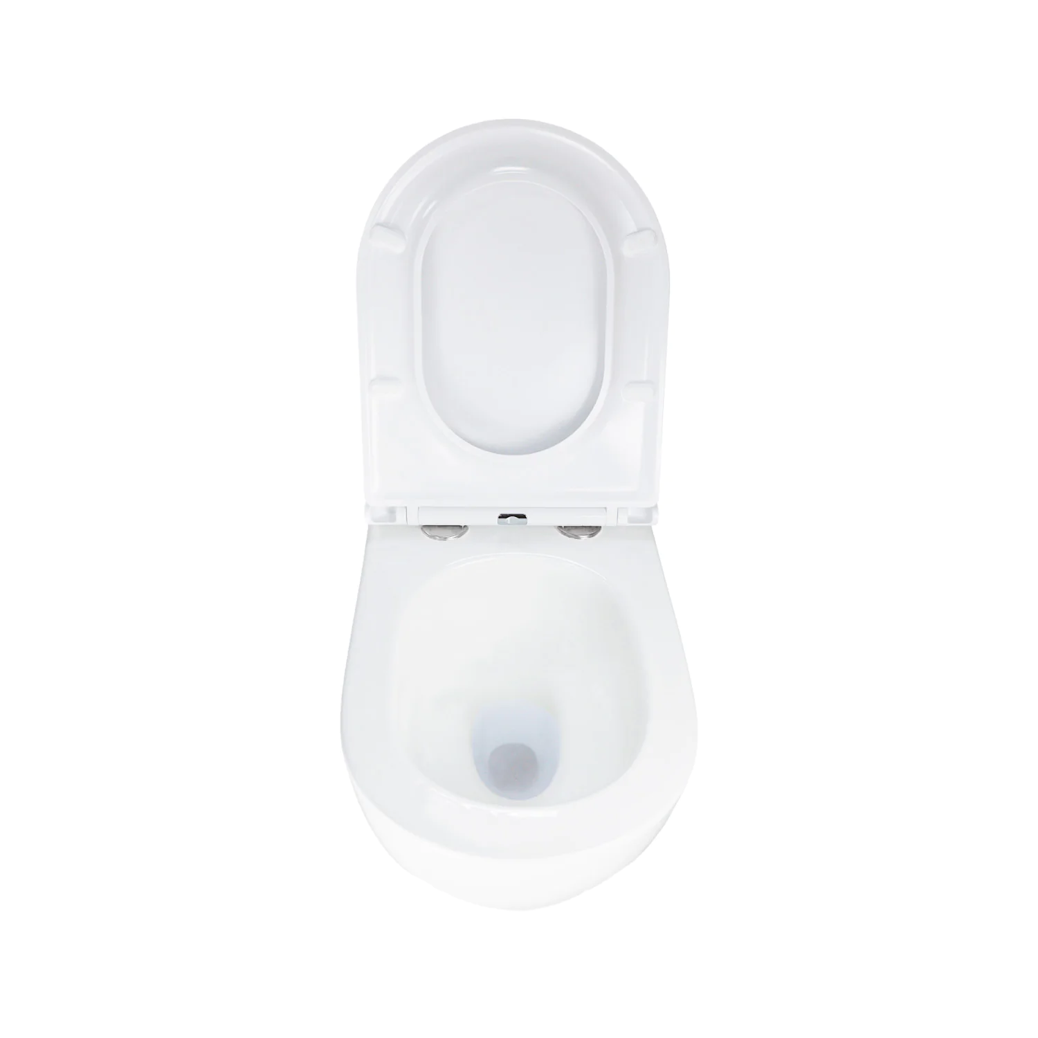 Унитаз подвесной Azario RUMBA 360х520х365 безободковый, система смыва «Скрытое Торнадо», с быстросъемным сиденьем «Микролифт» (AZ-5175T-WHT) — фото №7