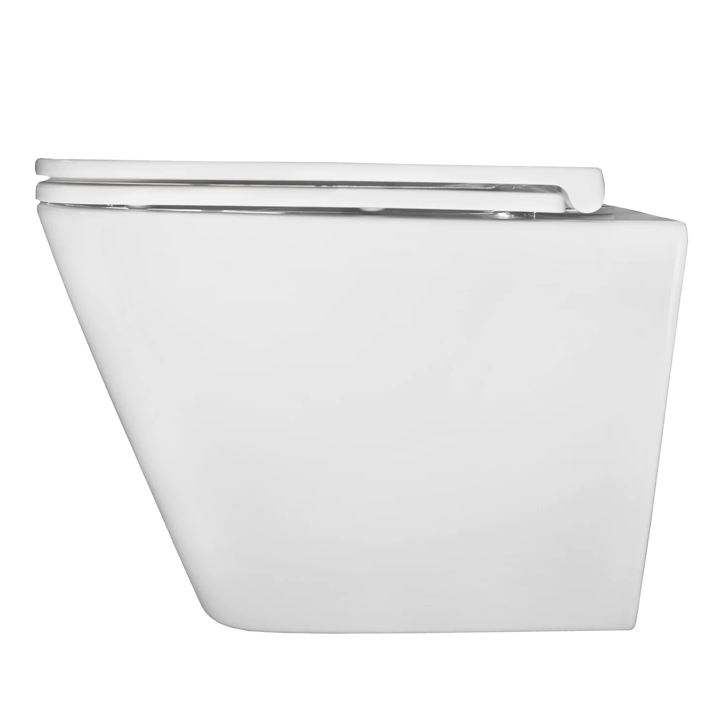 Унитаз подвесной Azario PRO 340х490х350 безободковый, слив «скрытое Торнадо», в комплекте с быстросъемным сидением микролифт (PRO-002 UQ3) — фото №10