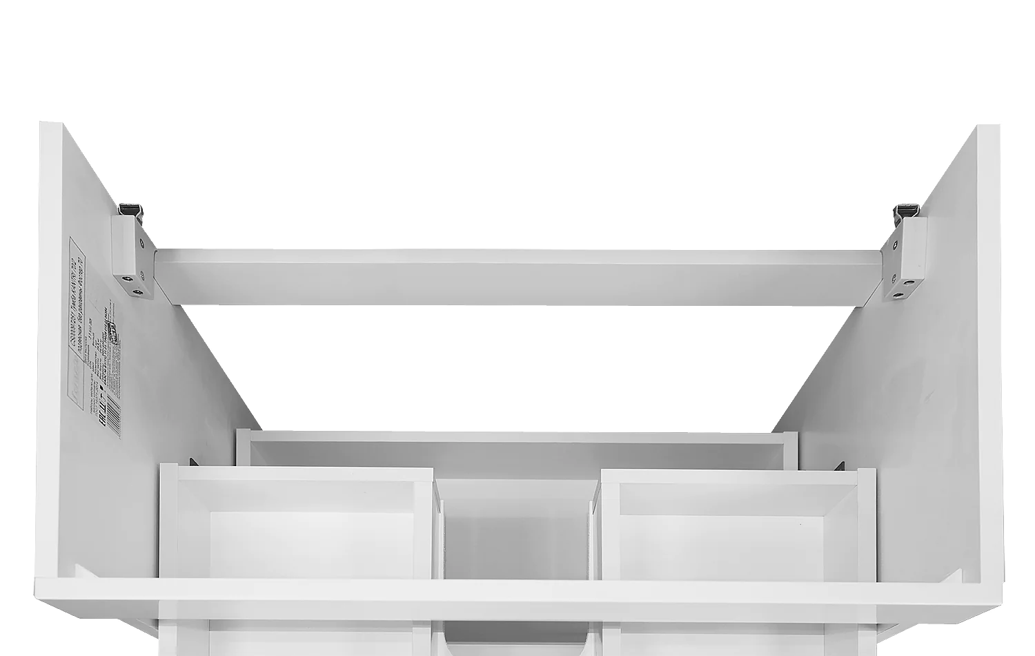 Комплект Тумба Azario KANTRI 70/2 700х460х645 подвесная, с раковиной Фостер 70, белый глянец (CS00097251) — фото №5