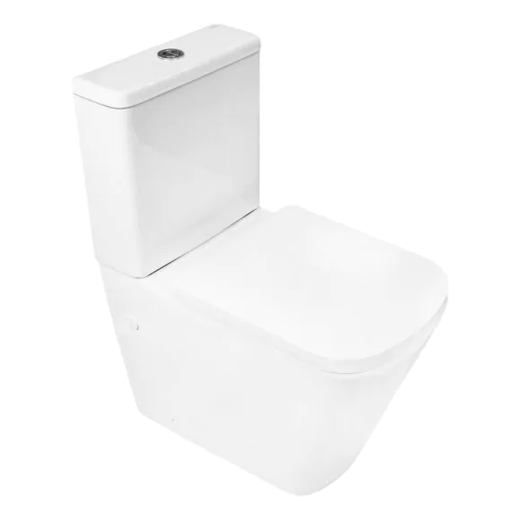 Унитаз-компакт Azario Terra 620х360х810 безободковый, система смыва «Скрытое Торнадо», в комплекте с быстросъемным сиденьем «Микролифт» (AZ-1373AT)