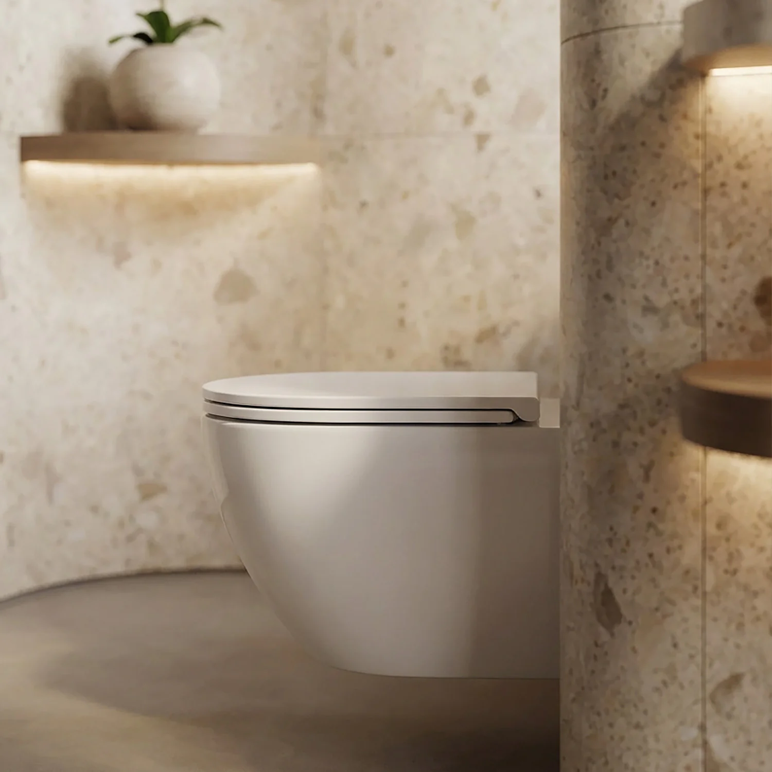 Унитаз подвесной Azario ADAGIO 360х485х365 безободковый, система смыва «Скрытое Торнадо», с быстросъемным сиденьем «Микролифт» (AZ-5177T-WHT) — фото №11