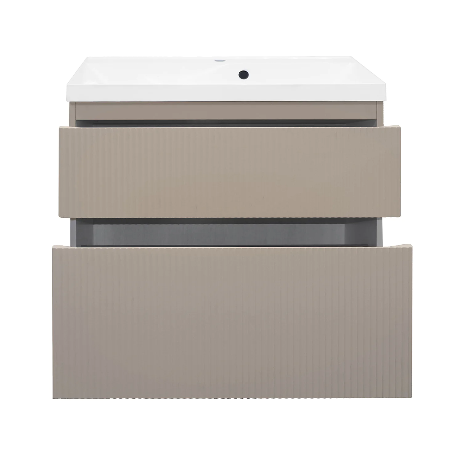 Комплект Azario Тумба Viola 100/2Н 1000х450х850 напольная, с раковиной Астория 100, бежевый (CS00097147) — фото №4