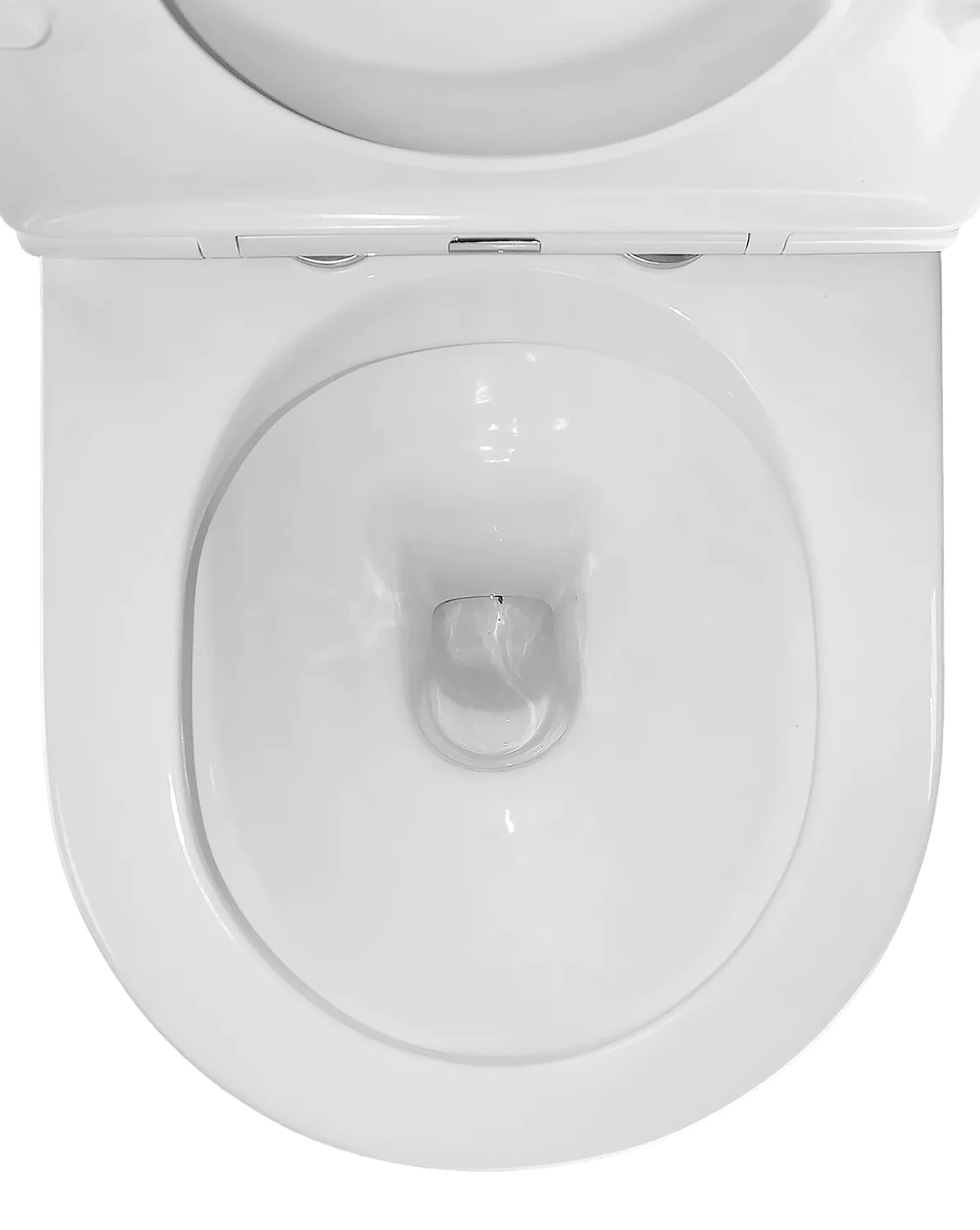 Унитаз-компакт Azario LANDER 410х665х835 напольный, безободковый, в комплекте с быстросъемным сиденьем «Микролифт» (AZ-1299A) — фото №8