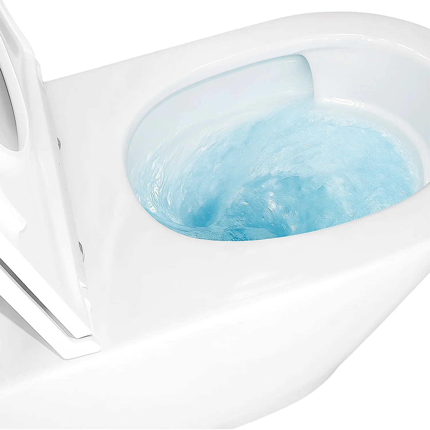 Унитаз-компакт Azario MIZEN 360х660х800 напольный, безободковый, смыв «Скрытое Торнадо», с быстросъемным сиденьем «Микролифт» (AZ-8300) — фото №14