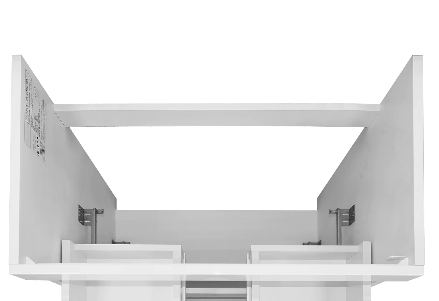 Комплект Тумба Azario KANTRI 70/2Н 700х455х865 напольная, с раковиной Фостер 70, белый глянцевый (CS00097252) — фото №5