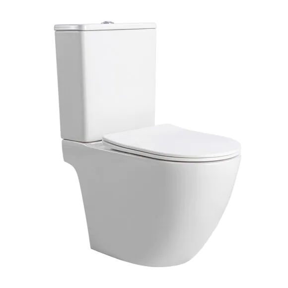 Унитаз-компакт Azario LEVITA 630х385х815 напольный, безободковый, система смыва «Скрытое Торнадо», с быстросъемным сиденьем «Микролифт» ( AZ-2903T)