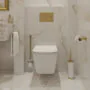 Унитаз подвесной Azario PACE 360х520х365 безободковый, система смыва «Скрытое Торнадо», с быстросъемным сиденьем «Микролифт» (AZ-5172T-WHT) — фото №13