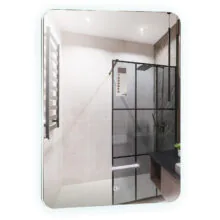 Зеркало AZARIO Шампань — Lite 600х800 открытая подсветка, сенсорный выключатель с функцией диммера, универсальный монтаж (LED-00003025)