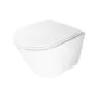 Унитаз подвесной Azario BLISS 360х485х365 безободковый, система смыва «Скрытое Торнадо», с быстросъемным сиденьем «Микролифт» (AZ-5179T-WHT)